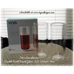 Viva Scandinavia CLASSIC Double Wall 330ml Drink Glasses (2)